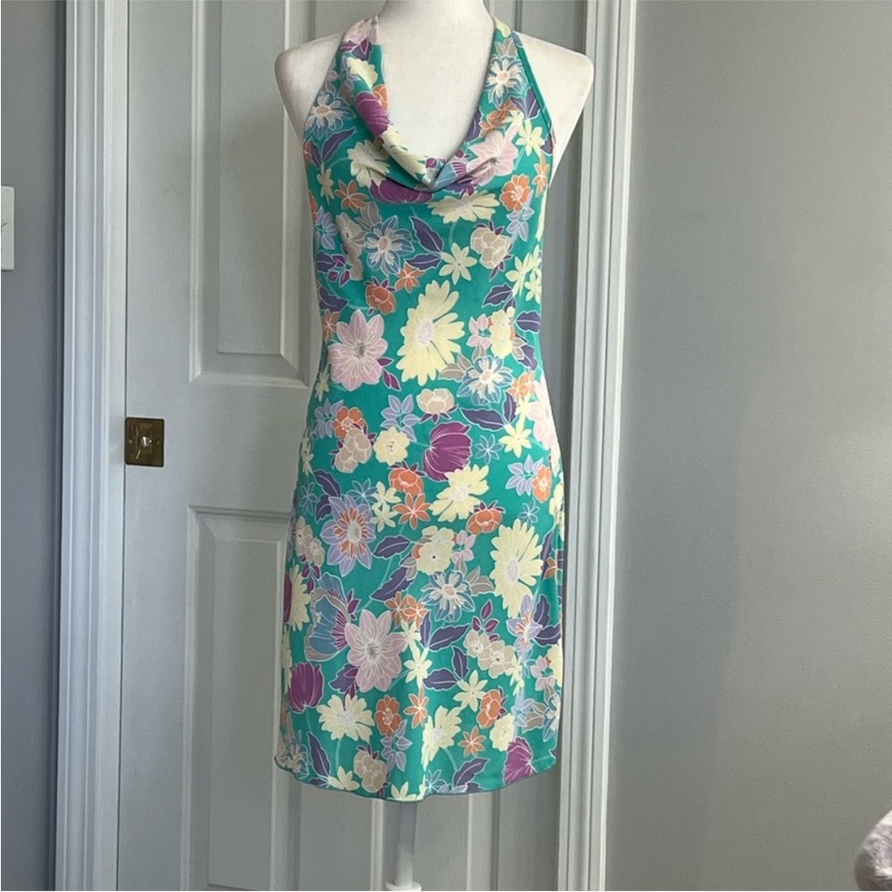 See You Monday Green Halter Dress
Size M